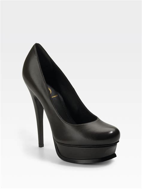 ysl tribute 105 pump|yves Saint Laurent black heels.